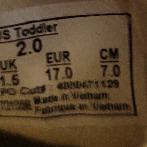 Vans mermaid glitter sneakers Size US Toddler SIZE 2 - Picture 4 of 4